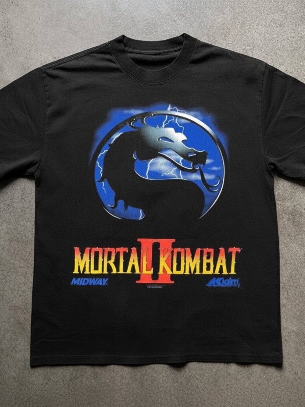 Vintage Mortal Kombat II Graphic T-Shirt – Retro Arcade Gaming Tee